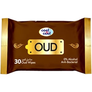Cool & Cool Oud Anti-Bacterial Wipes 30 pcs