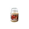 Maple Leaf Scented Glass Jar Candle with Lid MGP1013 410gm Orange