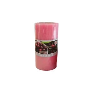 Maple Leaf Scented Pillar Candle ZL7515 470gm 15cm Cherry