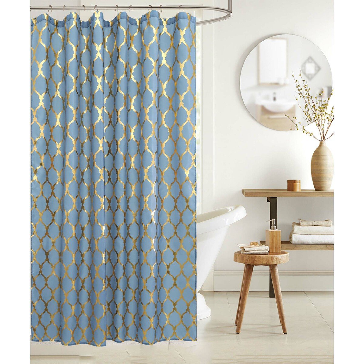 Maple Leaf Shower Curtain 180x240cm Gold foil