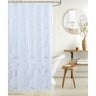 Maple Leaf Shower Curtain 180x240cm Silver foil