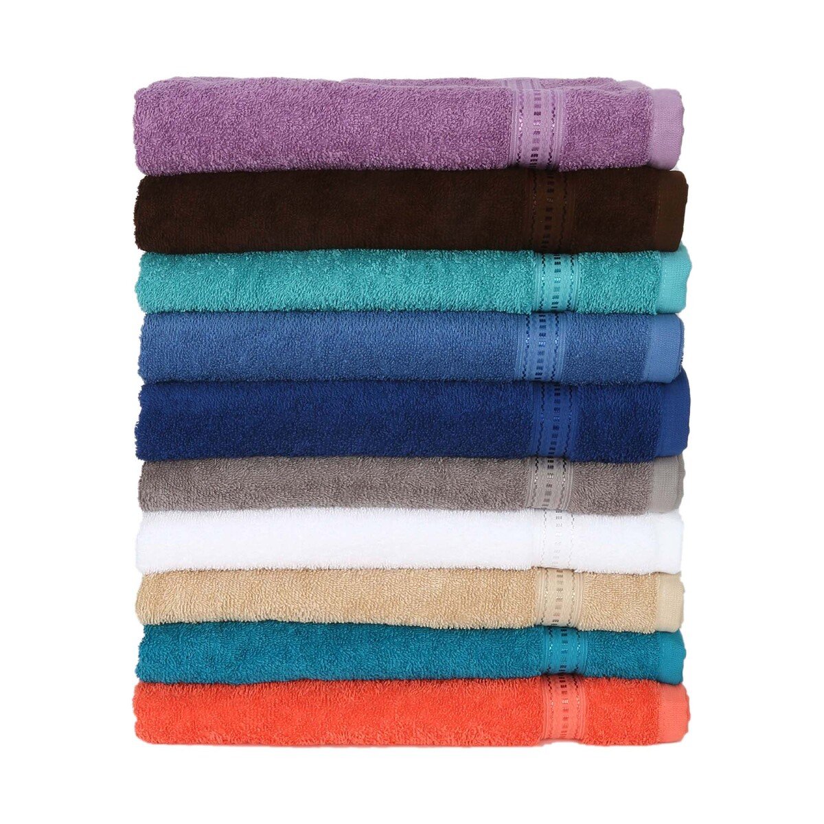 Homewell Bath Towel Cotton 70x140cm TR002 Assorted Per pc