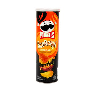 Pringles Scorchin Cheddar Potato Crisp 158g