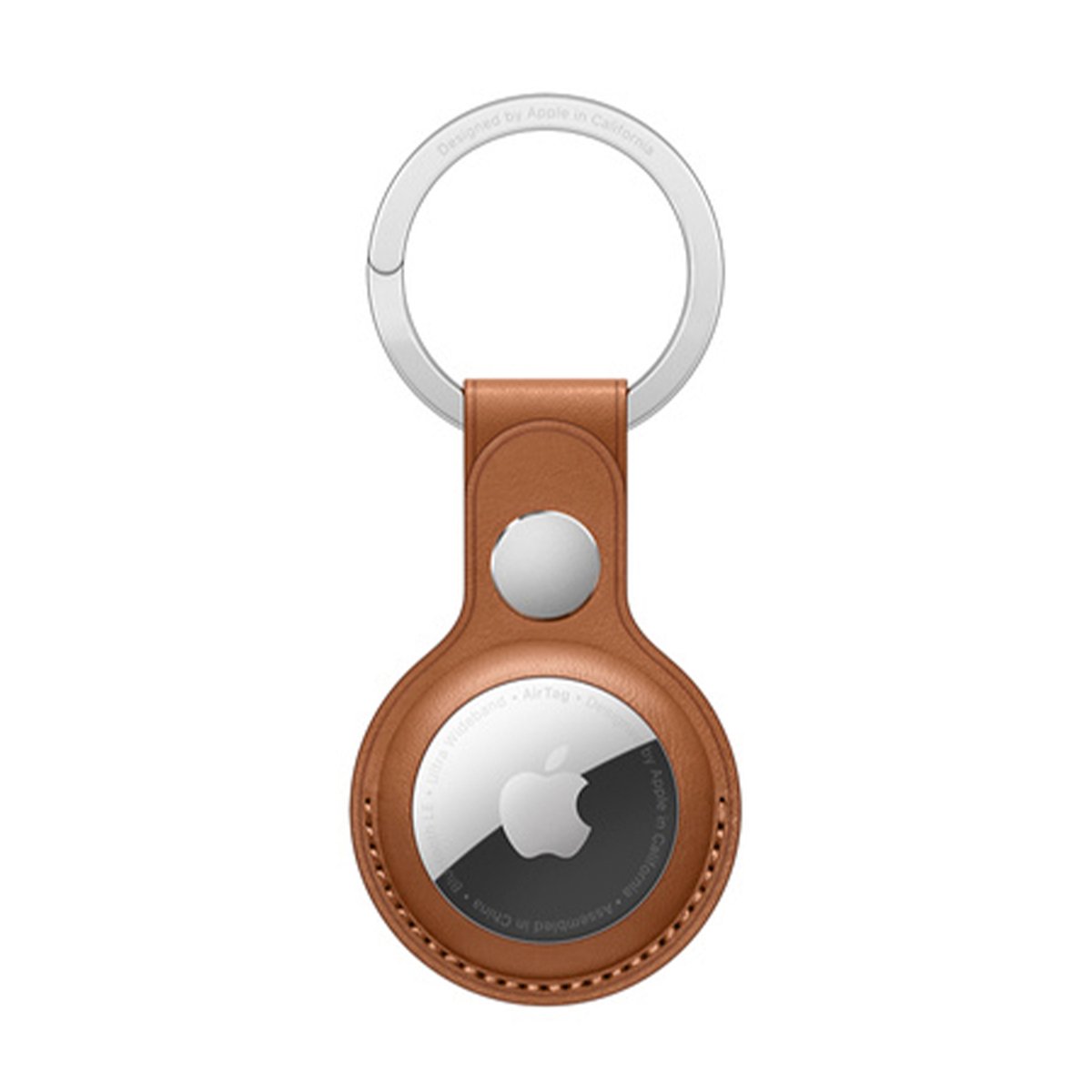 حلقة مفاتيح Apple AirTag الجلدية - بني سرج (MX4M2ZE)
