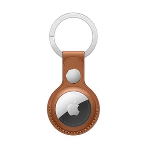 Apple AirTag Leather Key Ring - Saddle Brown (MX4M2ZE)