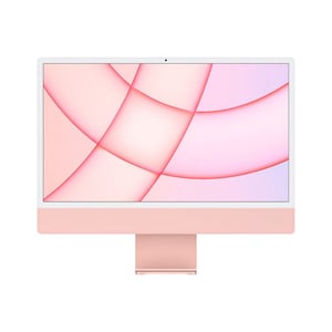 Apple 24-inch iMac with Retina 4.5K display: Apple M1 chip with 8‑core CPU and 7‑core GPU, 256GB - Pink (MJVA3ZS/A) English Keyboard