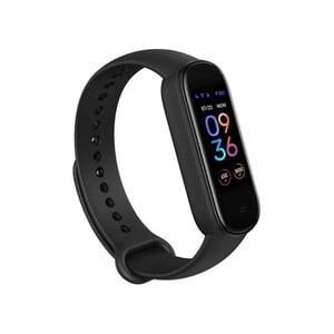 Amazfit Band 5(A2005) Fitness Tracker,15-Day Battery Life, Blood Oxygen, Heart Rate, Sleep Monitoring, Women’s Health Tracking, Music Control, Water Resistant, Black (A2005)