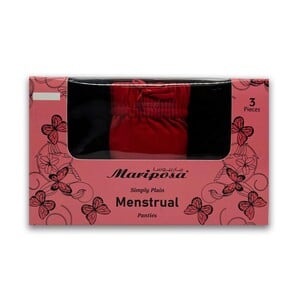 Mariposa Women's MC Panty 3 Pcs Pack Plain-90 Inner Assorted Colors - Small