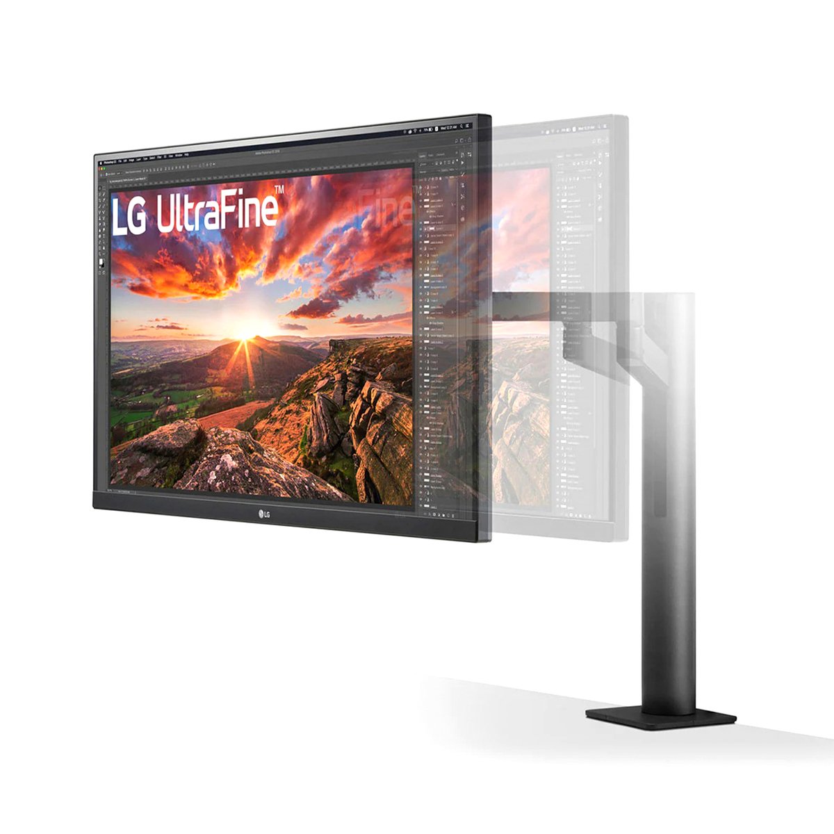 LG 27'' UltraFine UHD IPS USB-C HDR Monitor with Ergo Stand 27UN880-B