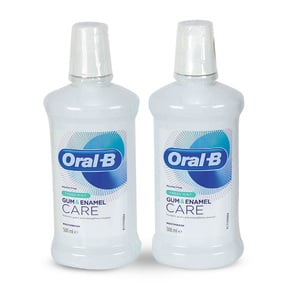 Oral B Gum & Enamel Fresh Mint Mouthwash 2 x 500 ml