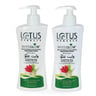 Lotus Herbals Hand & Body Lotion White Glow Skin Whitening & Brightening SPF25 2 x 300 ml