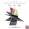 ASUS VivoBook Flip-Core i3-10110U-TP412FA-EC403T-4GB-SSD 256GB- Intel Shared-14 FHD Touch-Windows10-Silver Blue