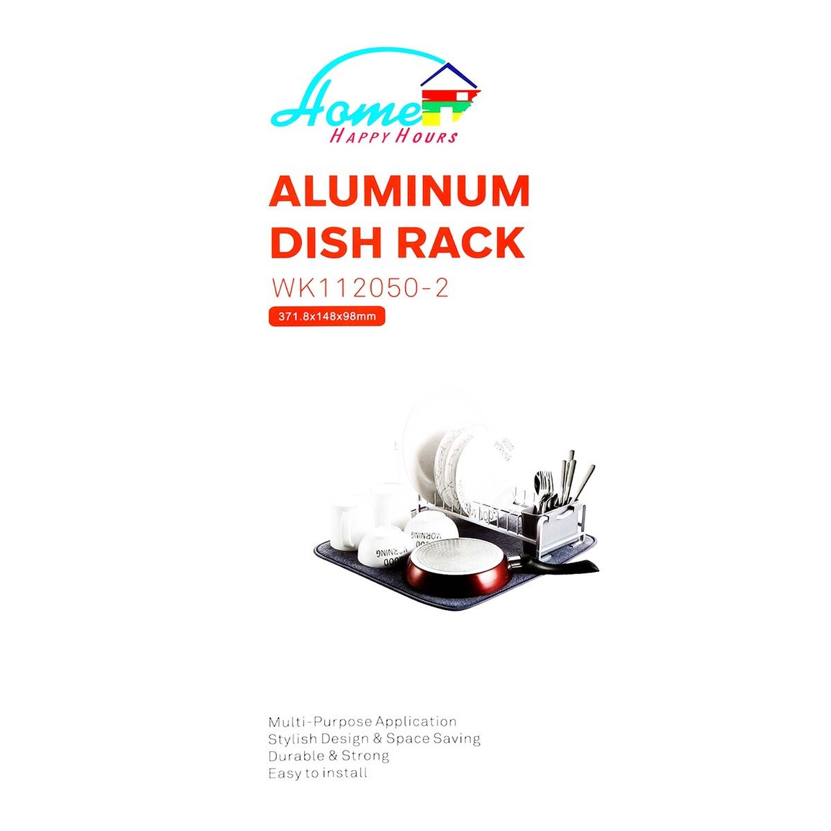 Home Aluminum Dish Rack WK112050