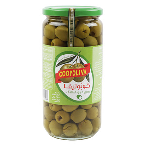 Coopoliva Spanish Pitted Green Olives 700g