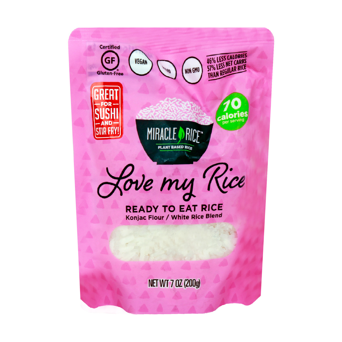 اشتري قم بشراء ميراكل رايس طحين كونجاك / مزيج أرز أبيض 200 جم Online at Best Price من الموقع - من لولو هايبر ماركت RTE Rice في الامارات