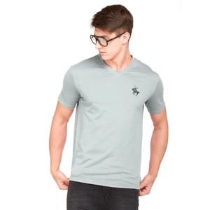Marco Donateli Mens Basic Tshirt  V-NECK Short sleeve Large