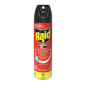 Buy Raid Super Fast Crawling Insect Killer 300ml Online at Best Price | Insecticides | Lulu UAE in UAE