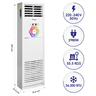 Super General 2.75 T Floor Standing Air Conditioner, White, SGFS36NE