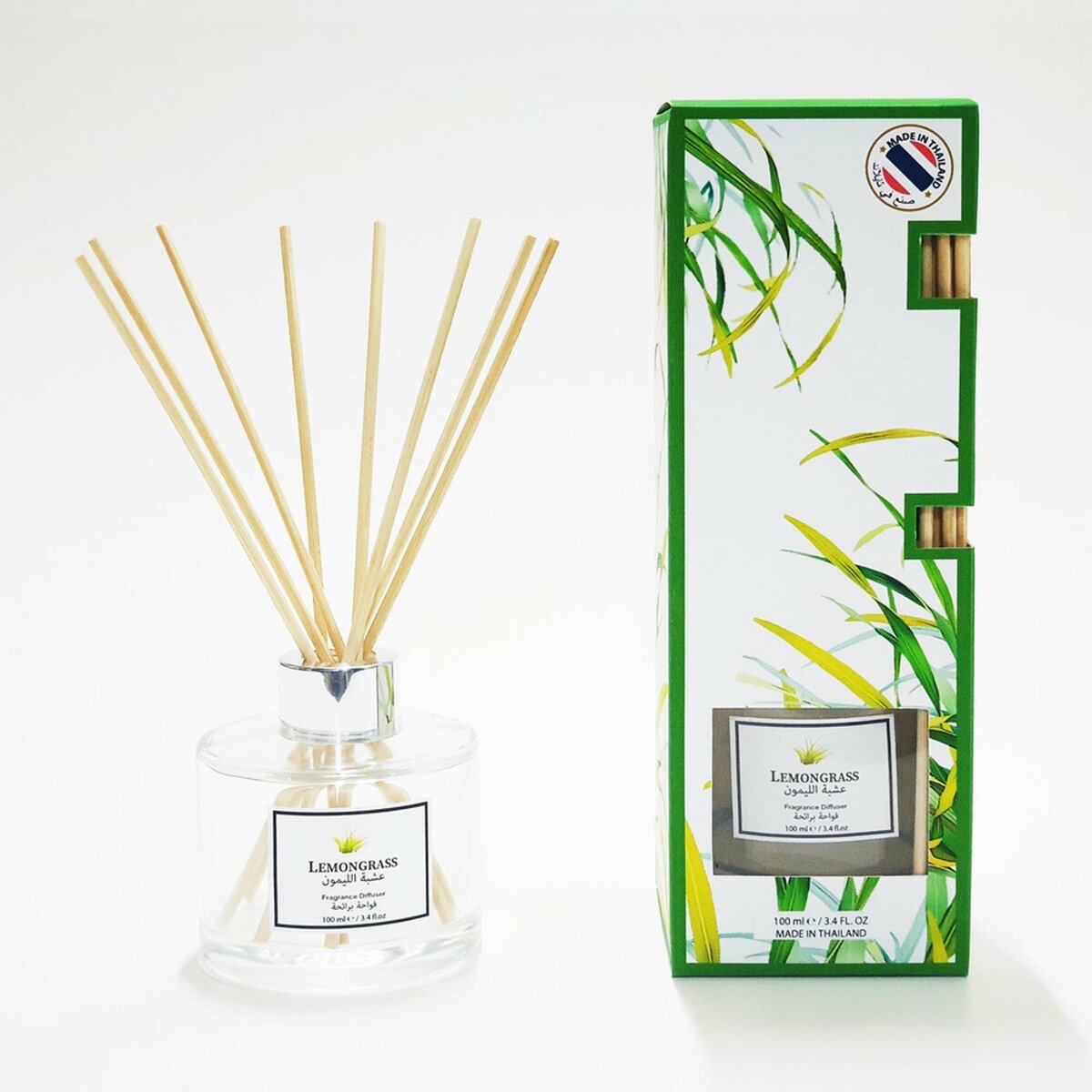 Maple Leaf Fragrance Stick Diffuser Lemongrass 100ml 339