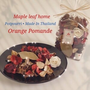 Maple Leaf Fragrance Sachet Potpourri Bag 95gm Orange Pomande