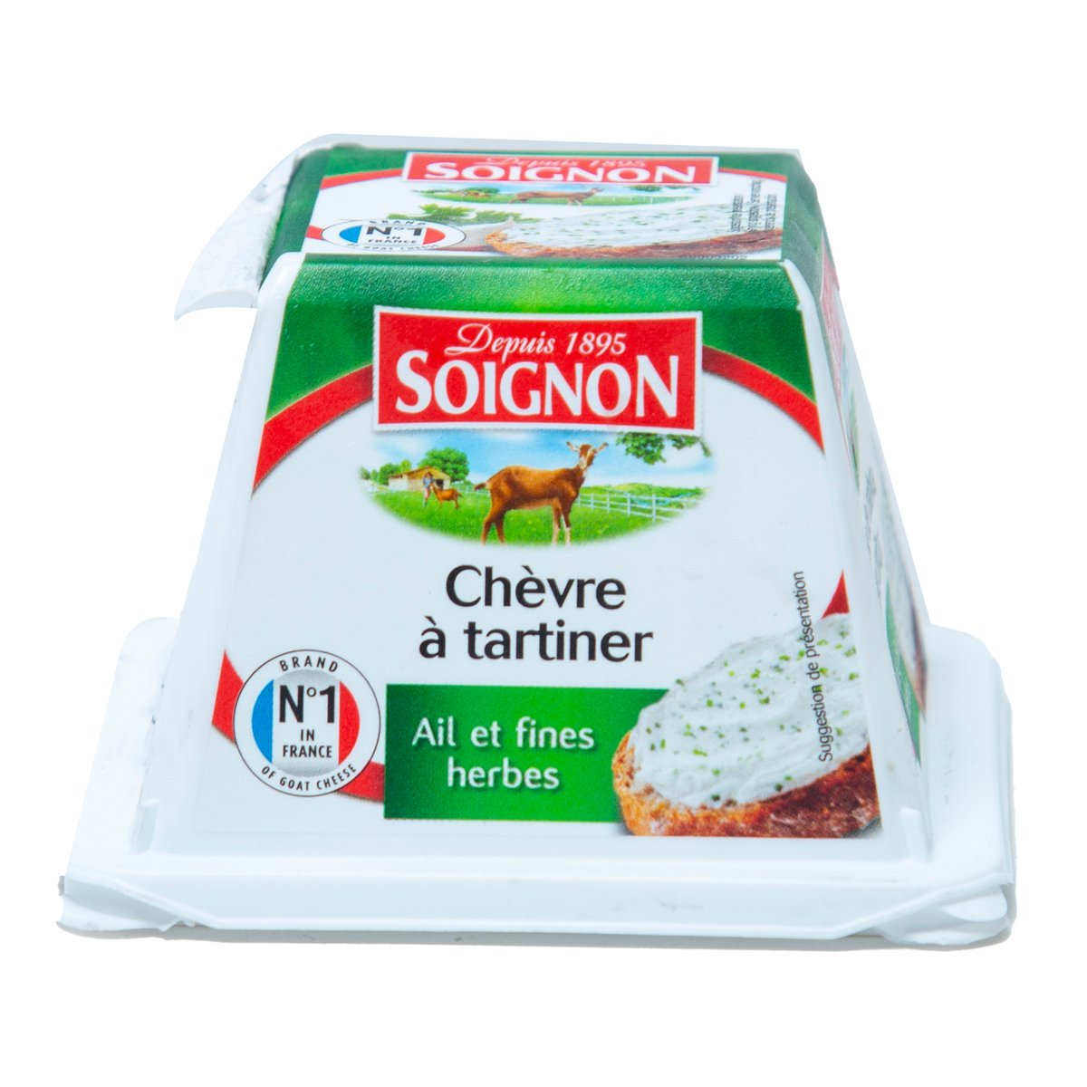 Soignon Goat Cheese With Garlic And Herbs 140 g