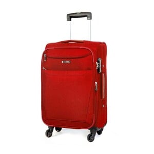 كوزمو أوليمبوس حقيبة مرنة بـ4 عجلات، 20 انش، أحمر