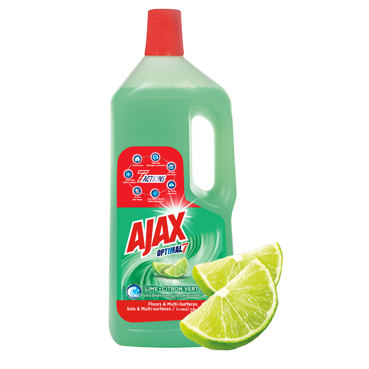 Ajax Floor & Multi-Surfaces Cleaner Optimal 7 Lime 2Litre