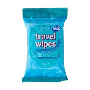 Buy Big D Travel Wipes Ice Cool 20pcs Online at Best Price | Travel Tissue &Wipes | Lulu Kuwait in Kuwait
