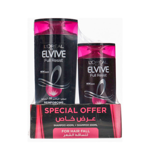 L'Oreal Paris Elvive Shampoo Full Resist Reinforcing Value Pack 400ml + 200ml