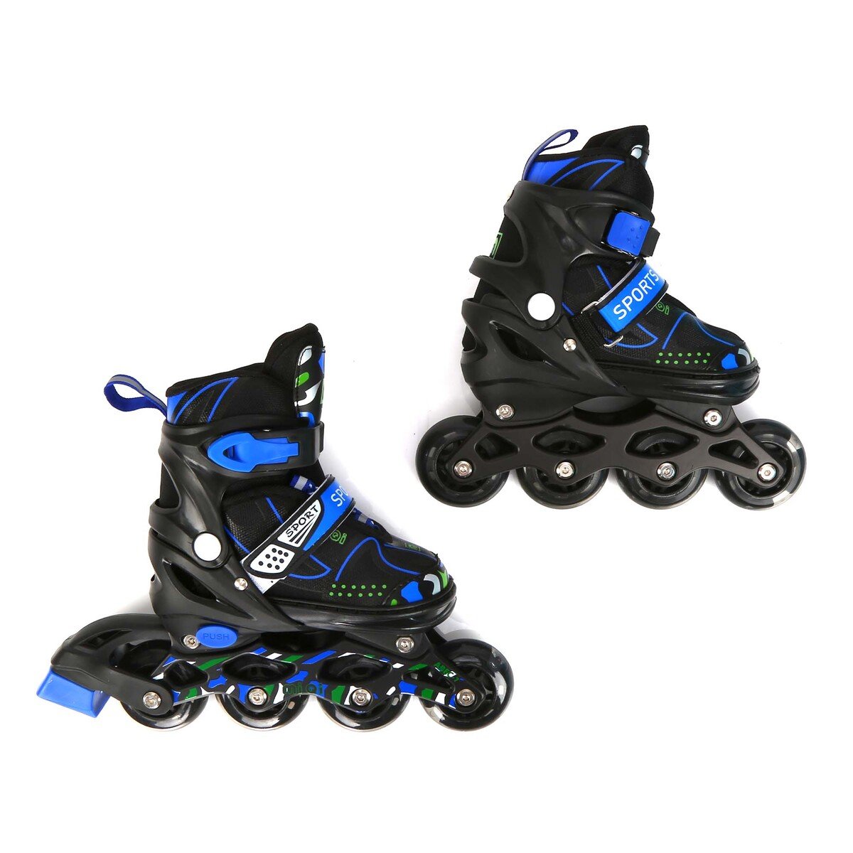 Sports Inc Inline Skate Shoe Kids Size 34-38 127B Medium Assorted Color