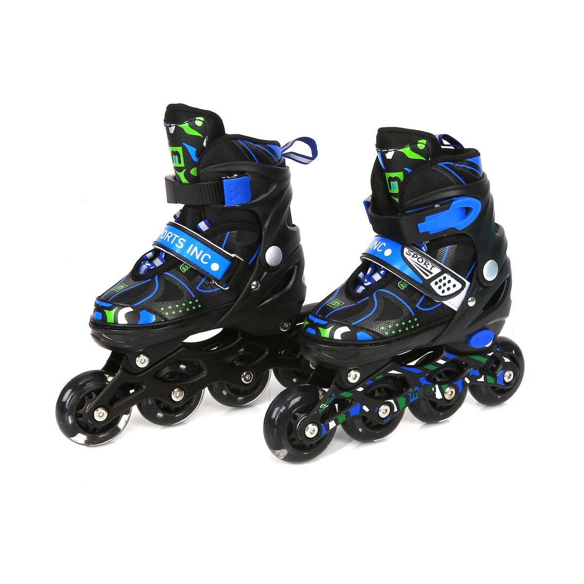 Sports Inc Inline Skate Shoe Kids Size 34-38 127B Medium Assorted Color