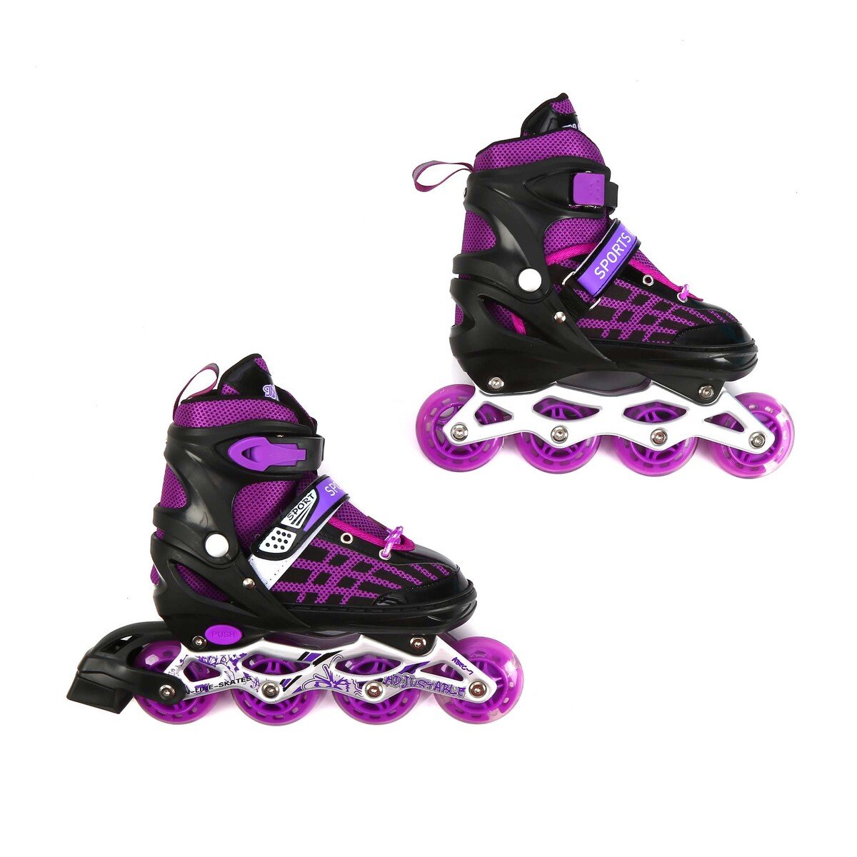 Sports Inc Inline Skate Shoe Kids Size 34-38 126B Medium Assorted Color