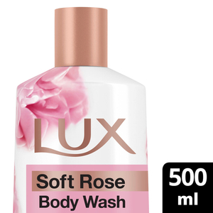 لوكس غسول الجسم برائحة الورد الناعم 500 مل