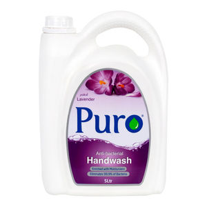 Puro Anti-Bacterial Handwash Lavender 5Litre