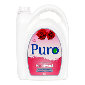 Puro Anti-Bacterial Handwash Rose 5Litre