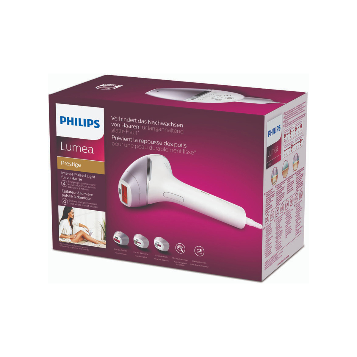 Philips Lumea Prestige IPL - Hair removal device BRI-947 Online at Best  Price | IPL Hair Remover | Lulu Qatar