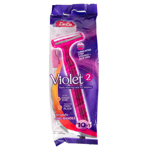 LuLu Violet Razor 2 Blades For Women 10pcs