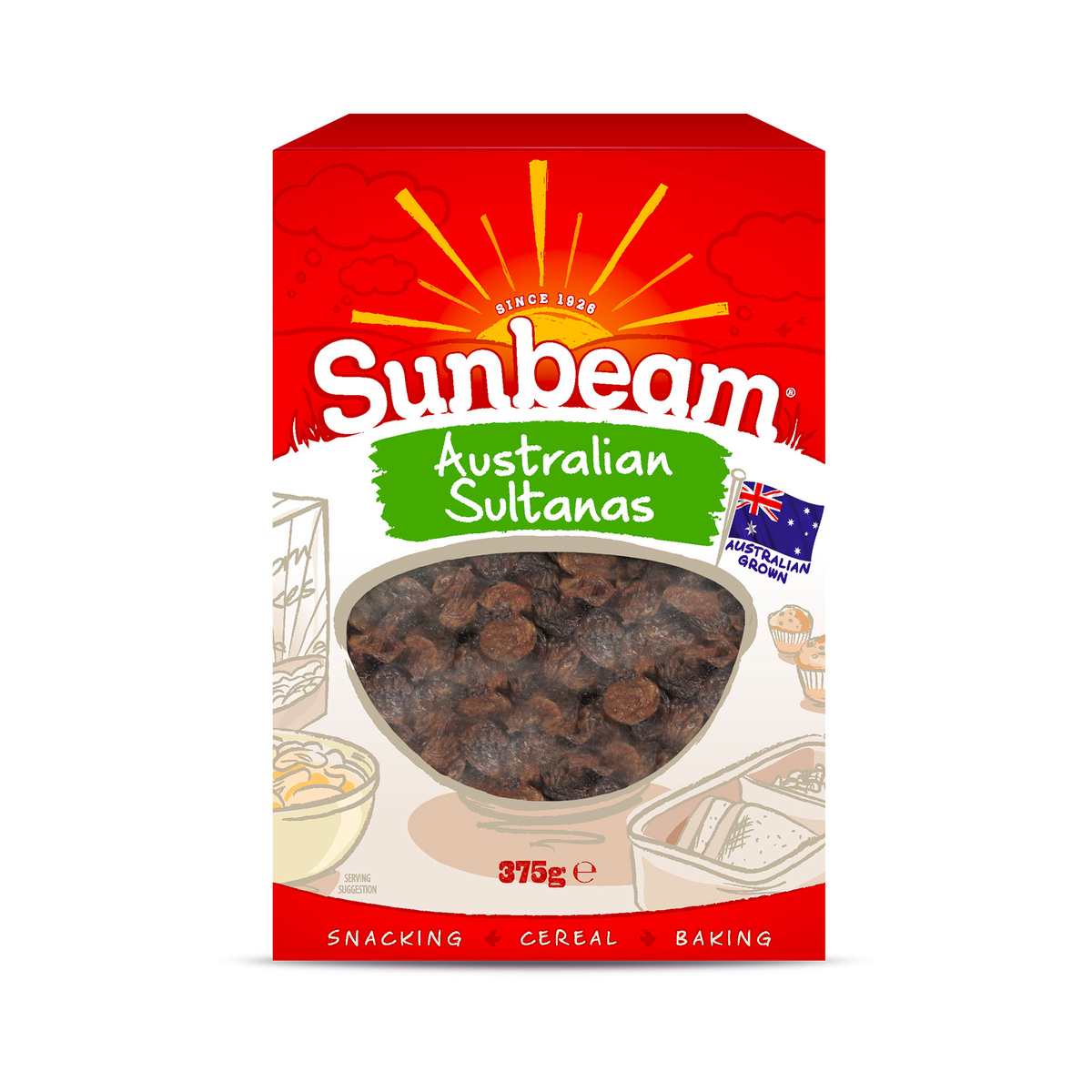 Sunbeam Australian Sultanas 375g