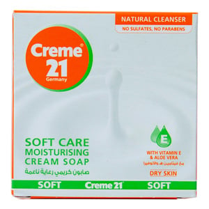 Creme 21 Soft Care Moisturizing Cream Soap 125g