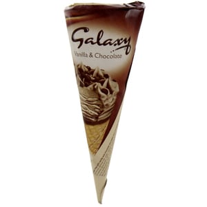 Galaxy Vanilla & Chocolate Ice Cream Cone 110 ml