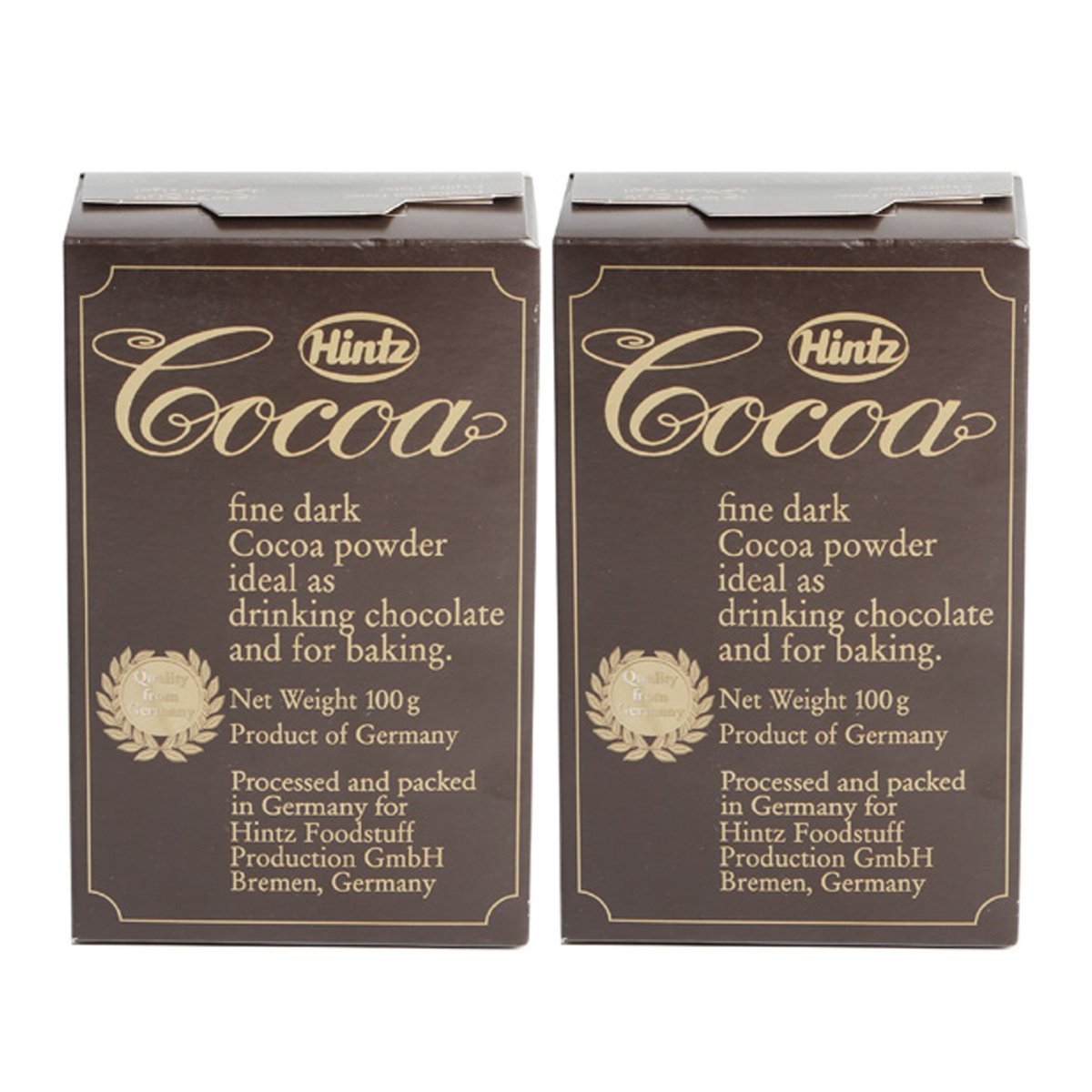 Hintz Dark Cocoa Powder 2 x 100 g