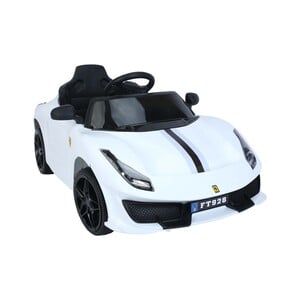 Skid Fusion Kids Battery Operated Ride On Car FT928 White