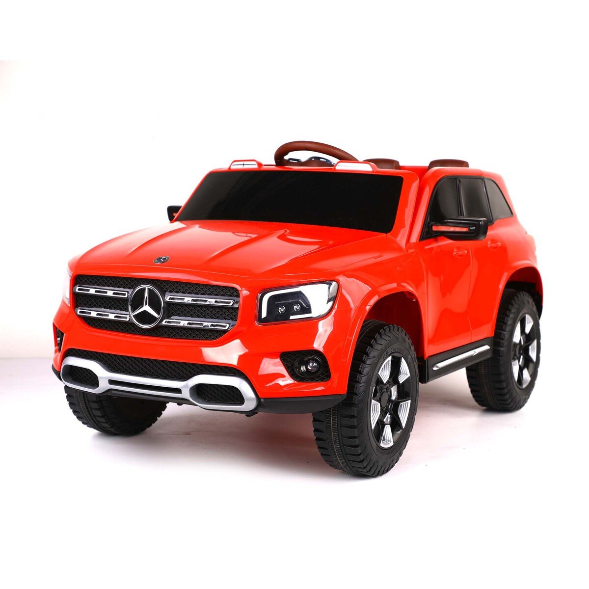 Skid Fusion Kids Battery Operated Motor Car 1201BENZ Red