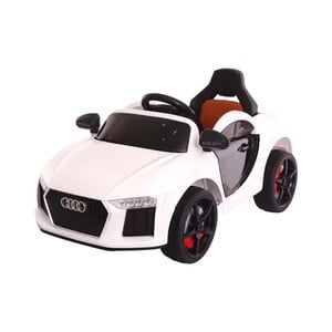 Skid Fusion Kids Battery Operated Motor Car 7586 White