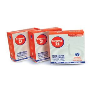 Creme 21 Cream Soap Intensive Moisturizing 3 x 125g