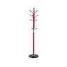 Maple Leaf Metal Coat Hanging Rack Stand Long 6206 Red