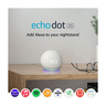 Echo Dot (4th Gen) Smart speaker with clock and Alexa Glacier White