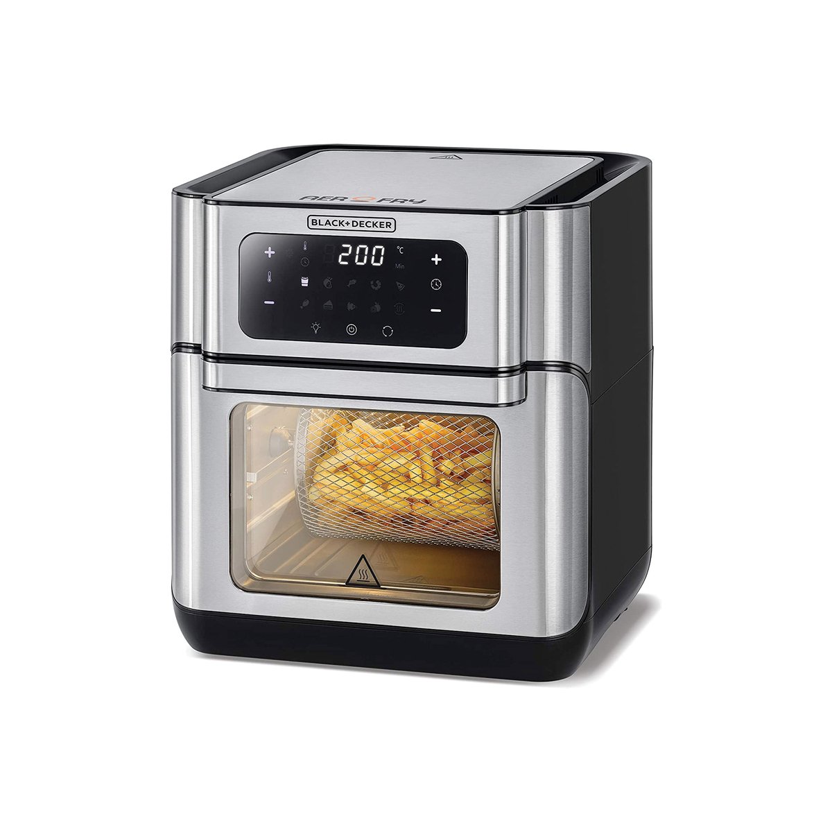 Buy Black+Decker Digital Air Fryer OvenAOF100B5 12L Online at Best Price | Health Fryers | Lulu Kuwait in Kuwait