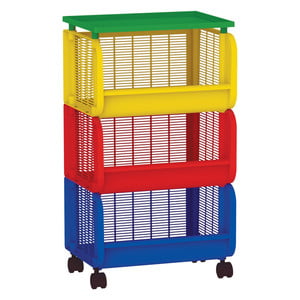 Cosmoplast Storage Cart Assorted Colors