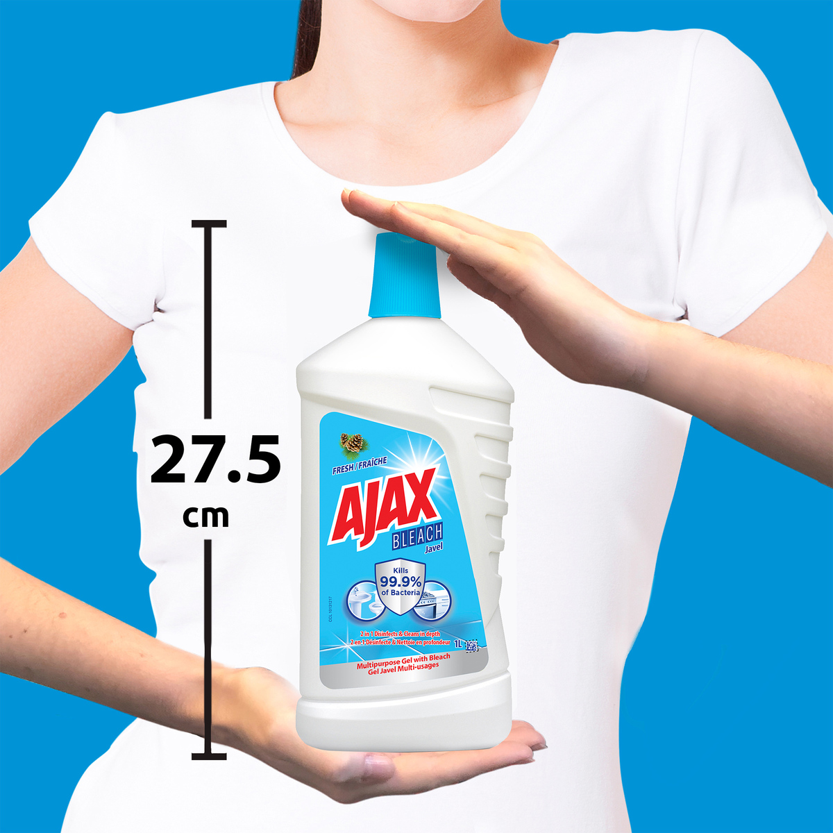 Ajax Multi-Purpose Gel With Bleach 1Litre